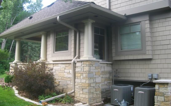 Brand new seamless guttering from Mid-State was installed!